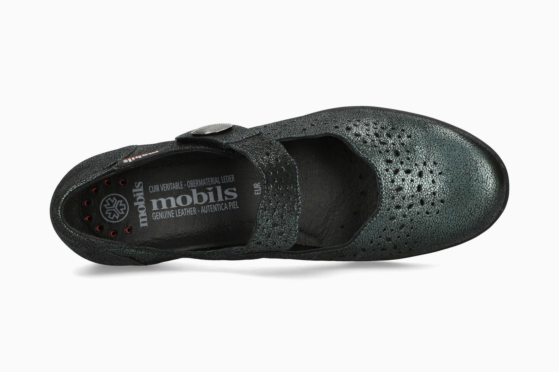 Mobils Fabienne Bottle Green Women's Shoe Top