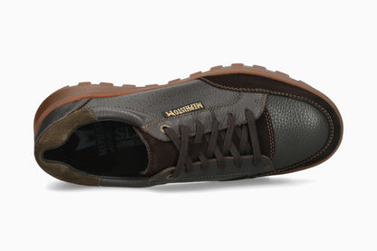 Mephisto Men's Sneaker Flynn New Dark Brown Top