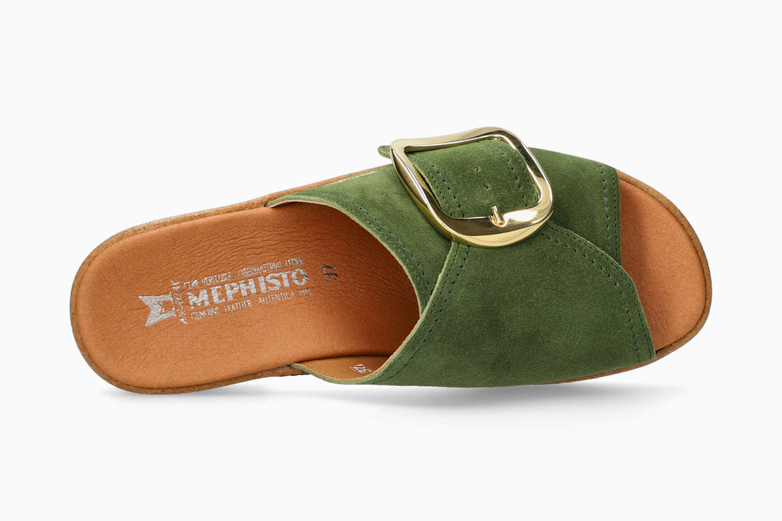 Mephisto Women's Sandal Foline Olive Top