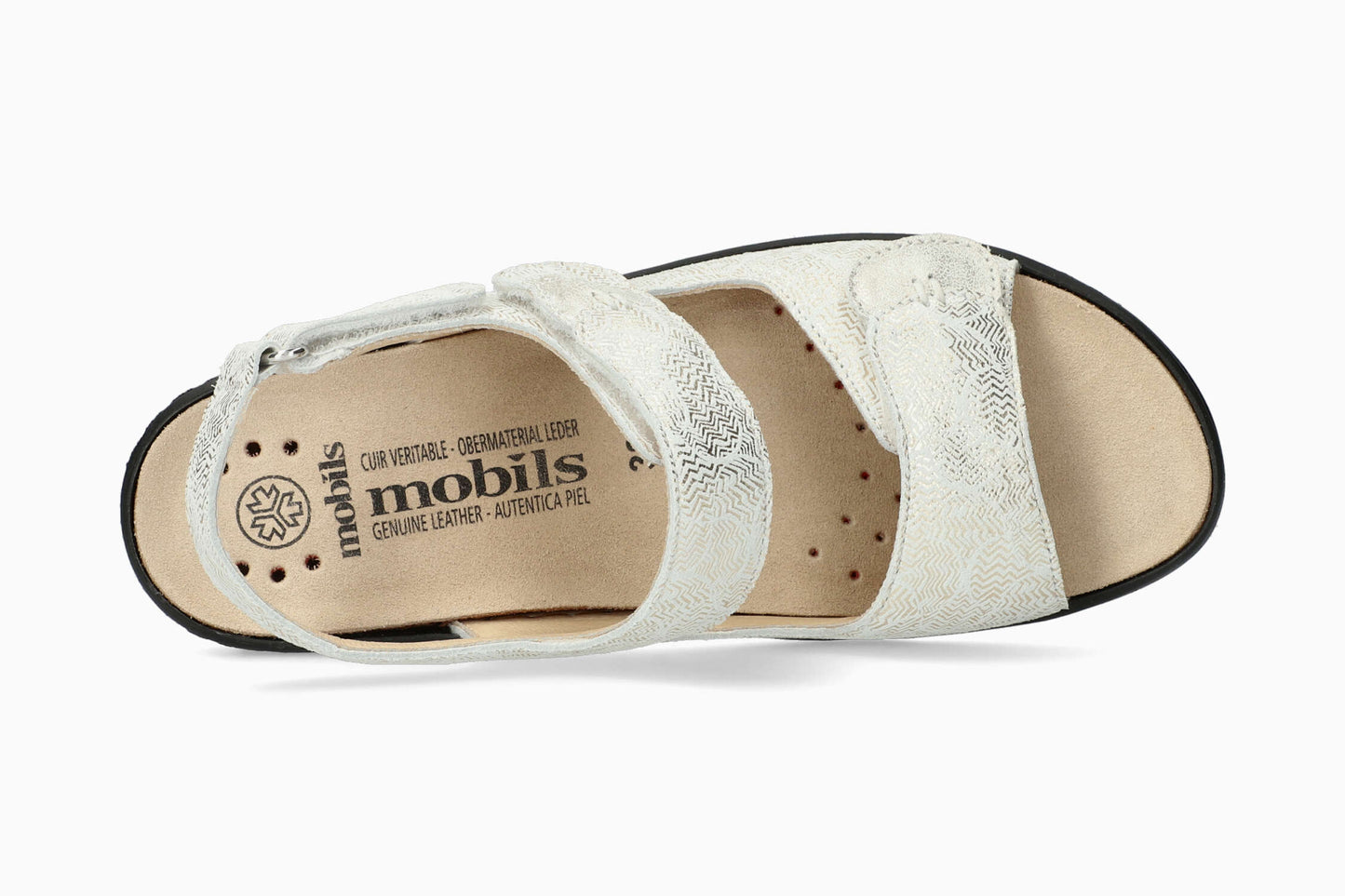 Mobils Women's Sandal Getha White Top