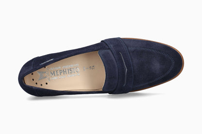 Mephisto Hadele Women's Loafer Indigo Top