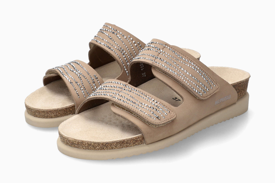 Mephisto Women's Sandal Halma Spark Light Taupe