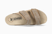 Mephisto Women's Sandal Halma Spark Light Taupe Top