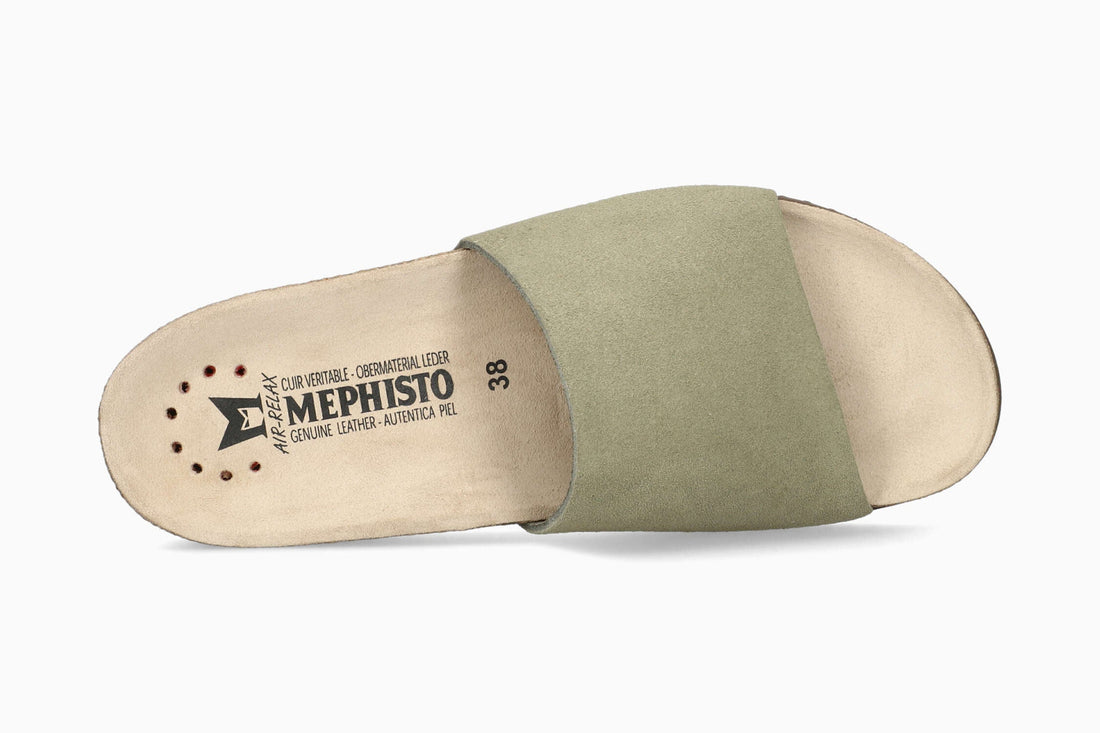 Mephisto Hanik Women's Sandal Light Khaki Top