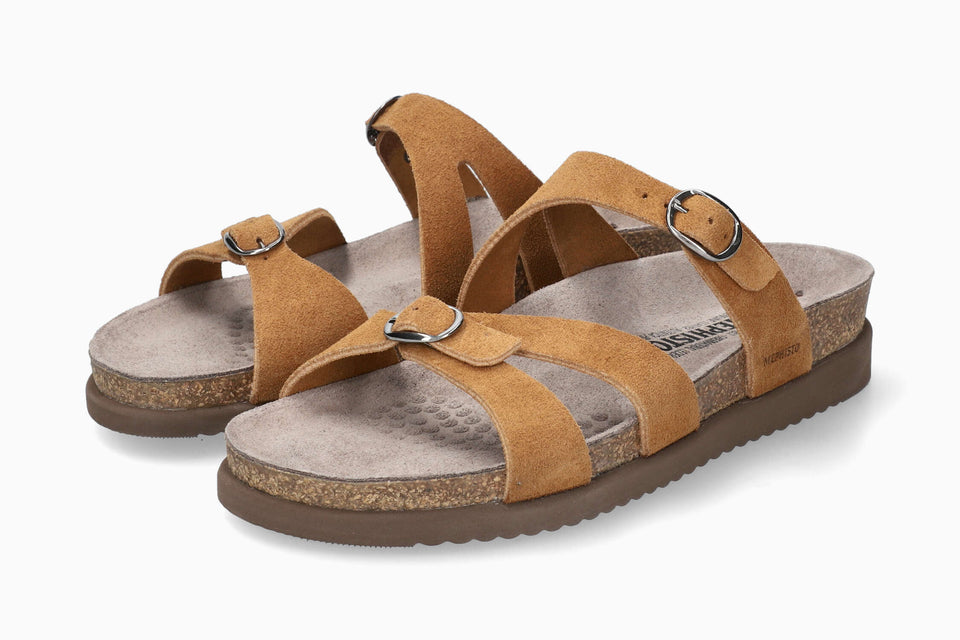 Hannel Mephisto Women's Sandals Tobacco Side