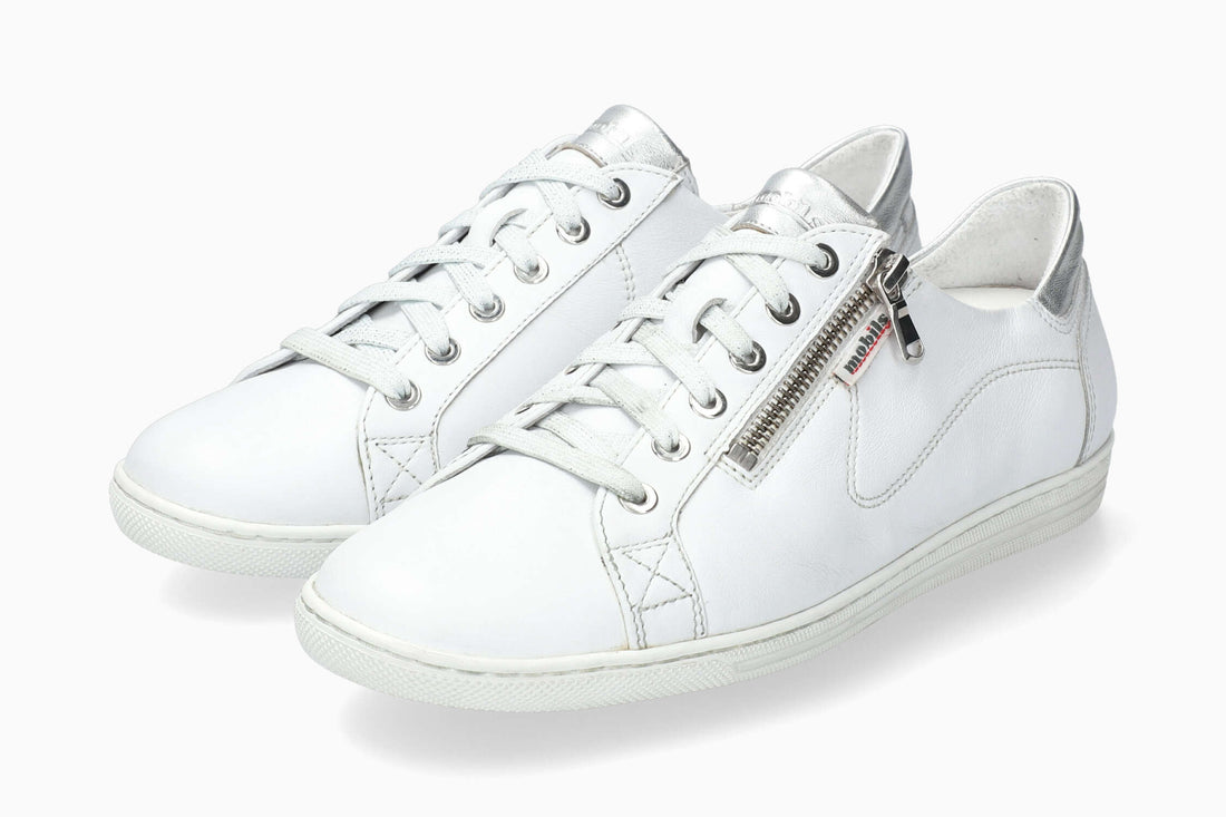 Mobils Women's Sneaker Hawai White Silver
