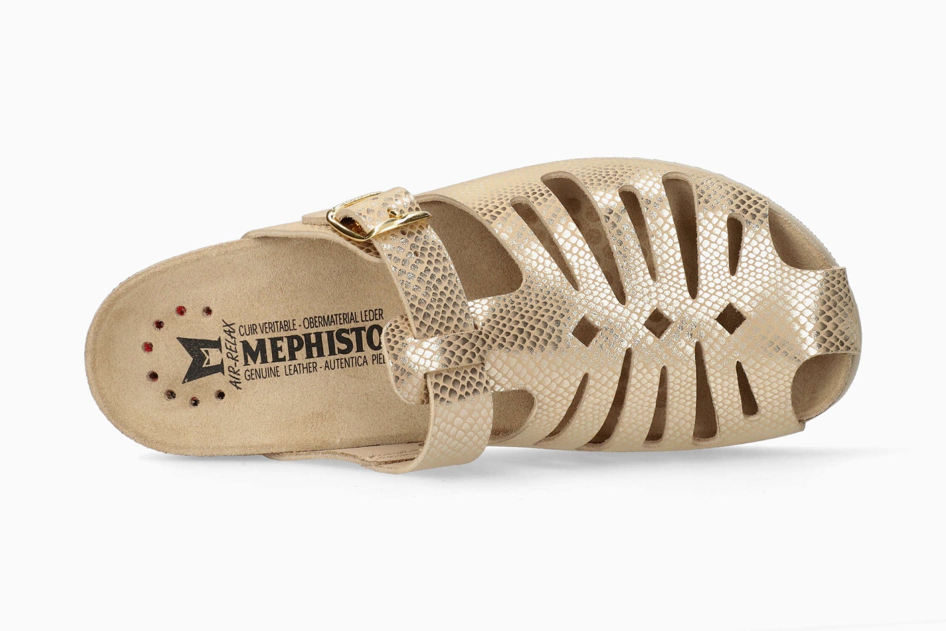 Mephisto Hedina Women's Sandal Light Sand Top