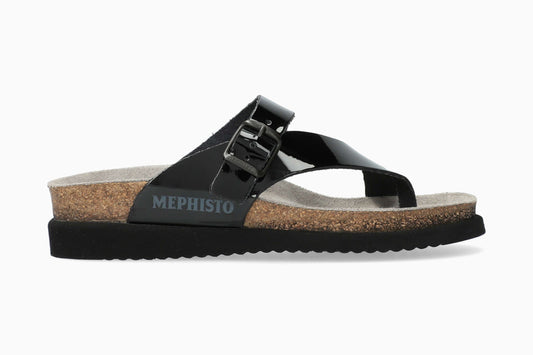 Helen Classics Mephisto Women's Sandals Black Patent