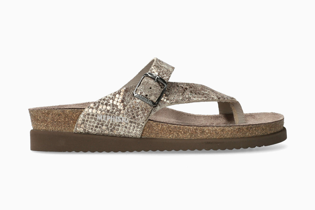 Mephisto Helen Metallics Platinum Boa