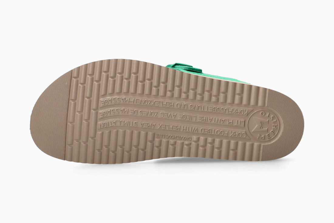 MEPHISTO Helen Brights - Green Velours sandal