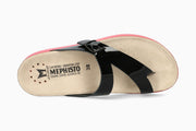 Mephisto Women's Sandal Helen Brights Black/Pink Top