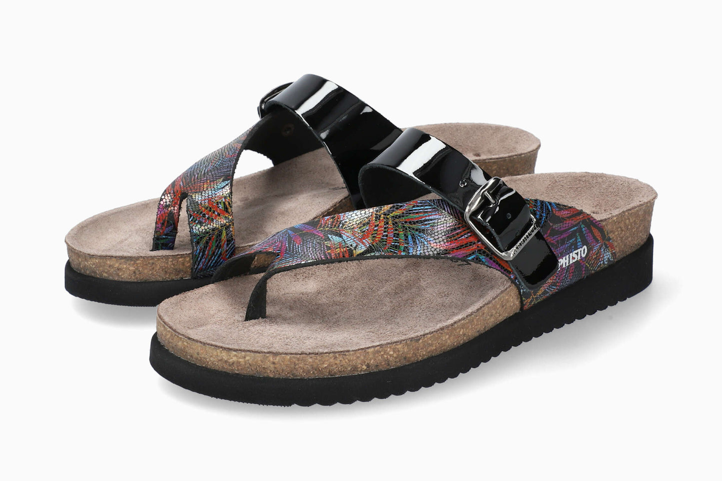 Helen Mix Mephisto Women's Sandals Multi Jungle Full Pair