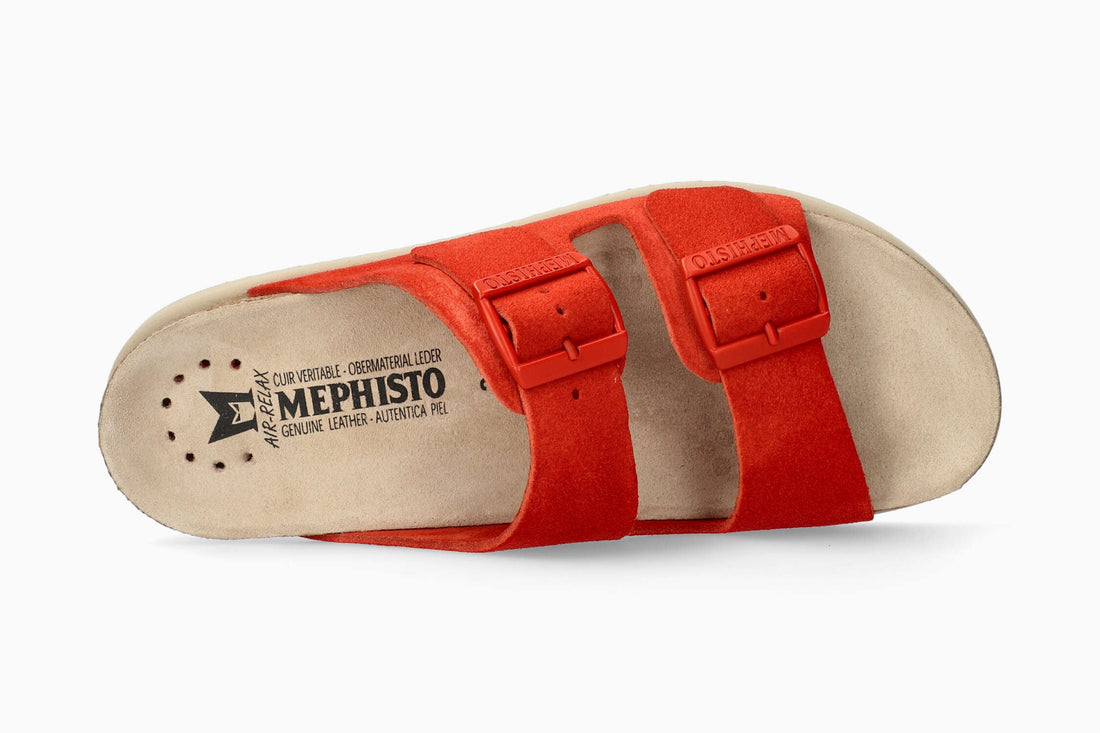 Hester Mephisto Women's Sandals Coral Top