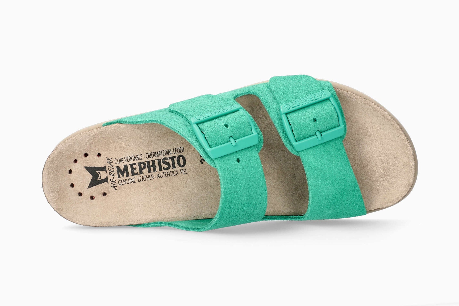 Hester Mephisto Women's Sandals Green Top