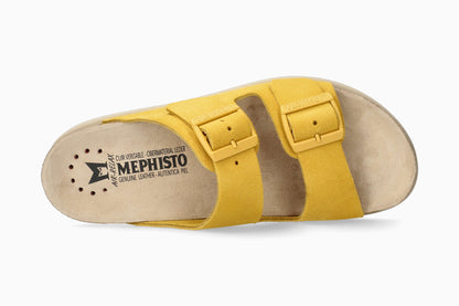 Hester Mephisto Women's Sandals Yellow Sandvel Top