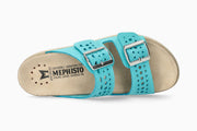 Mephisto Women's Sandal Hester Perf Turquoise Top