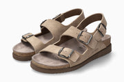 Hetty Mephisto Women's Sandals Warm Grey Full Pair