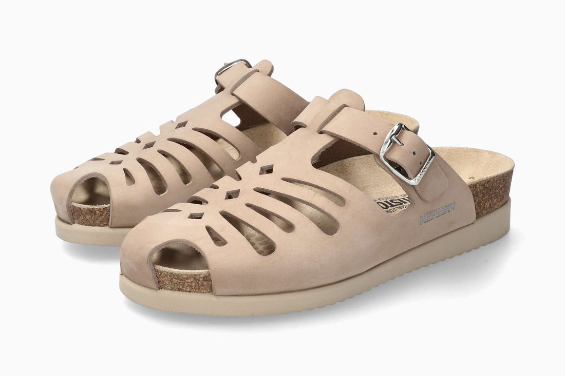 Mephisto Hedina Women's Sandal Light Taupe Top