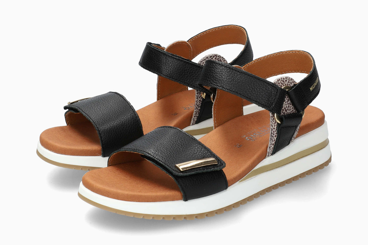 Mephisto Women's Sandal Jeanie Black/White