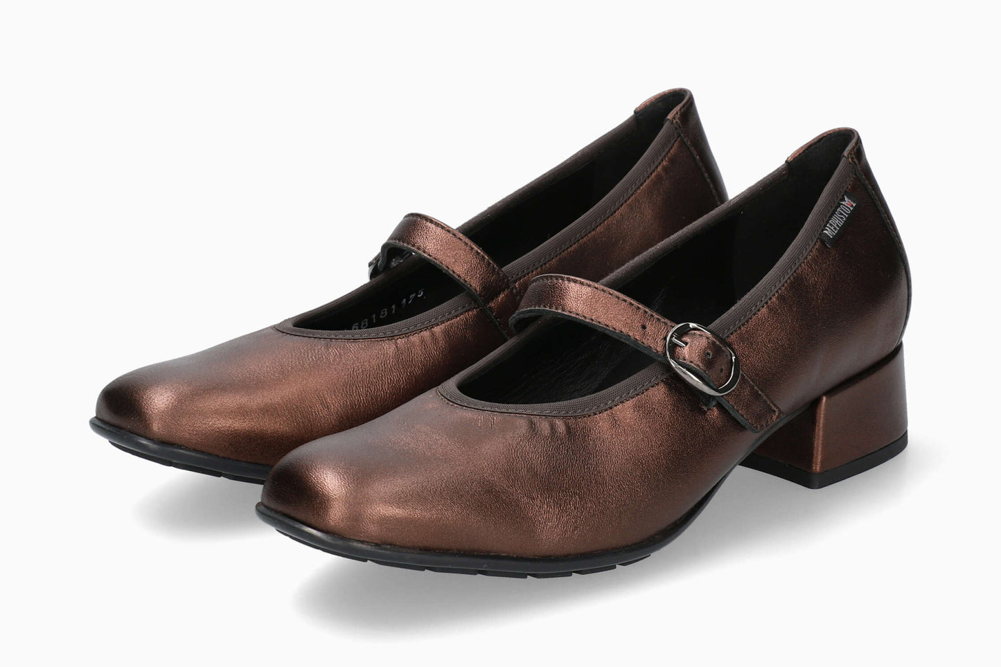 Mephisto Women's Heeled Ballerina Flat Joselina Bronze