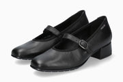 Mephisto Women's Heeled Ballerina Flat Joselina Black