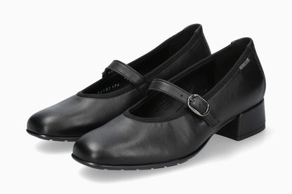 Mephisto Women's Heeled Ballerina Flat Joselina Black