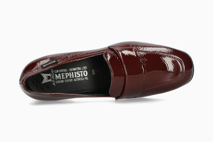 Mephisto Women's Heeled Slip-On Josephine Oxblood Top