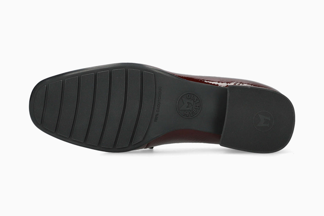 Mephisto Women's Heeled Slip-On Josephine Oxblood Sole