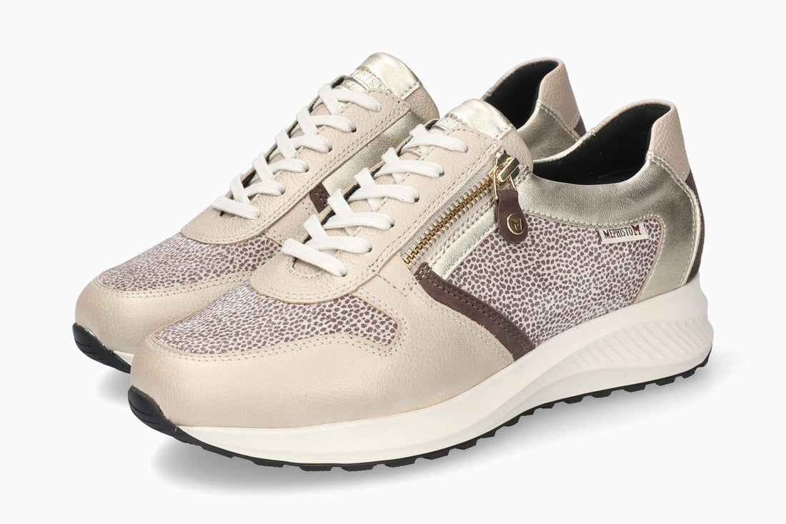 Mephisto Women's Sneaker Kim Light Sand