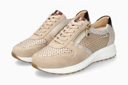Mephisto Women's Sneaker Kim Perf Beige