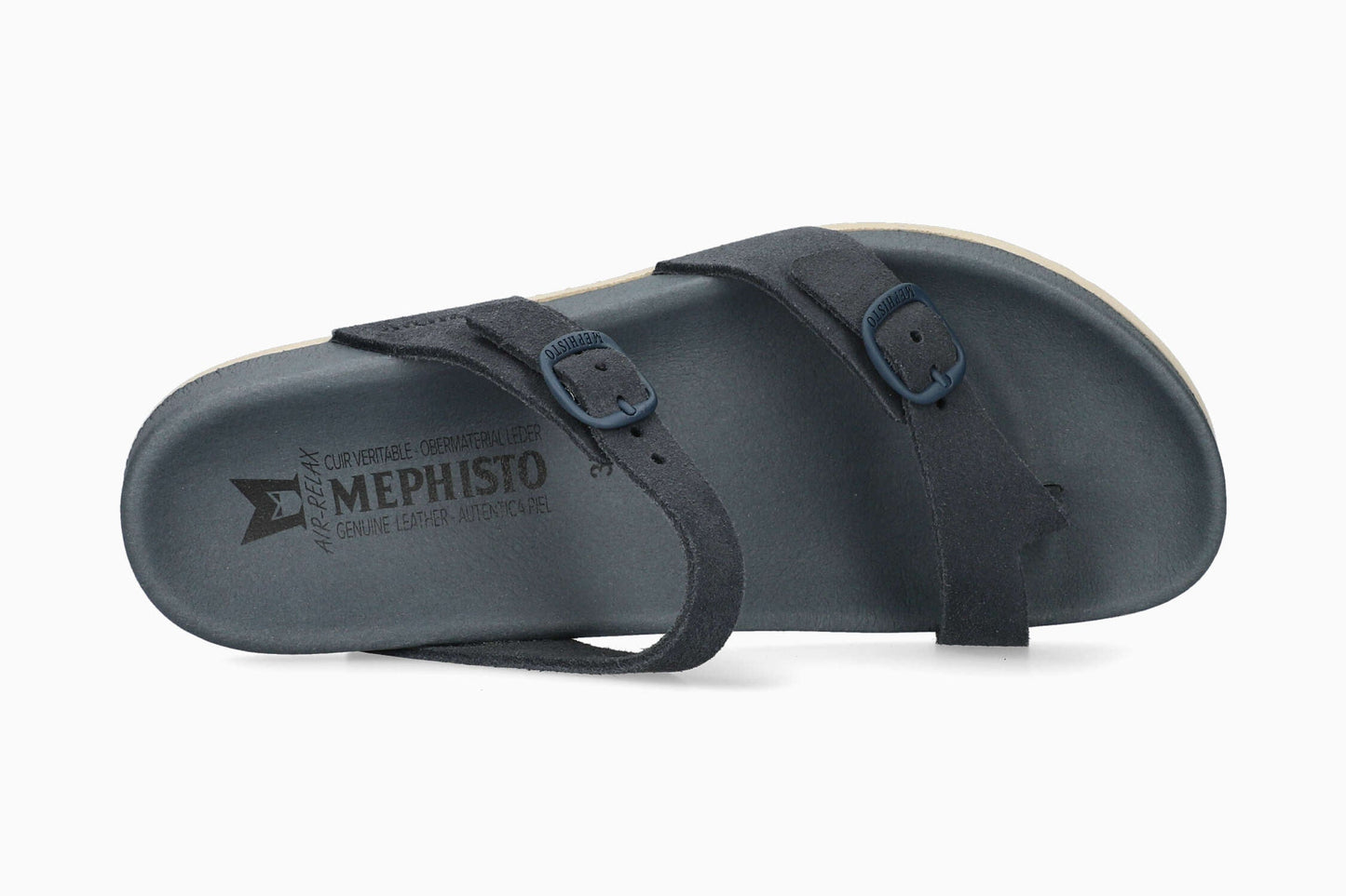 Mephisto Kristal Women's Sandal Deep Blue Top