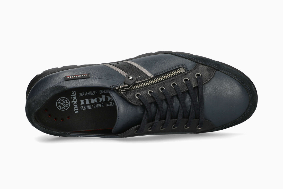 Mephisto Men's Sneaker Kristof Blue Top
