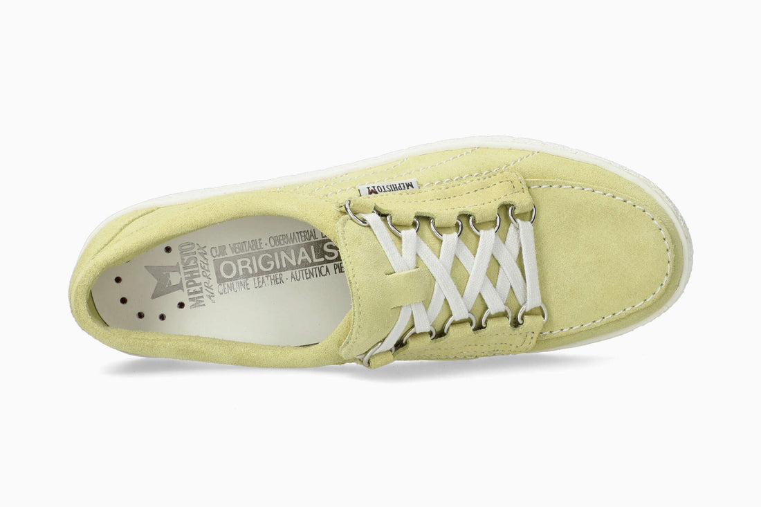 Mephisto Originals Women's Sneaker Lady Yellow Top