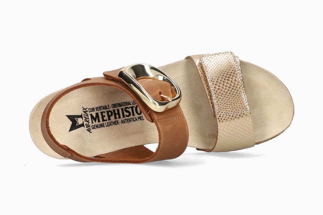 Mephisto Leandre Women's Sandal Light Sand Top