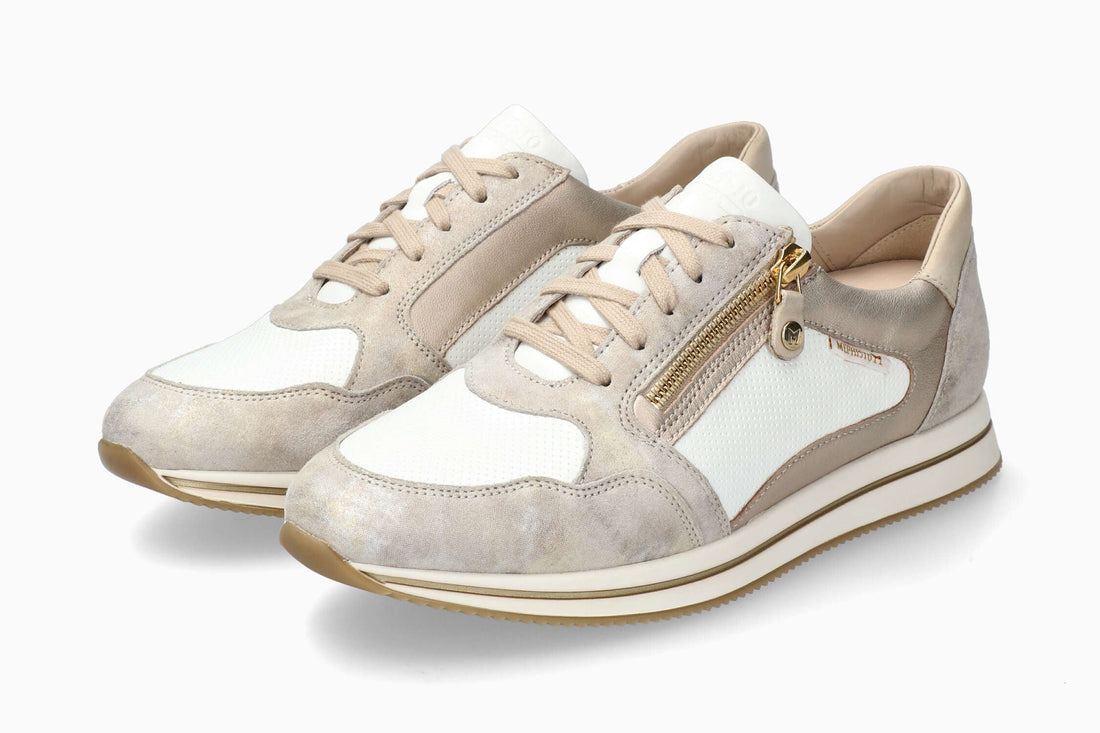 Mephisto Leenie Women's Sneaker Lt Taupe Metallic