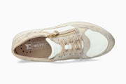 Mephisto Leenie Women's Sneaker Lt Taupe Metallic Top