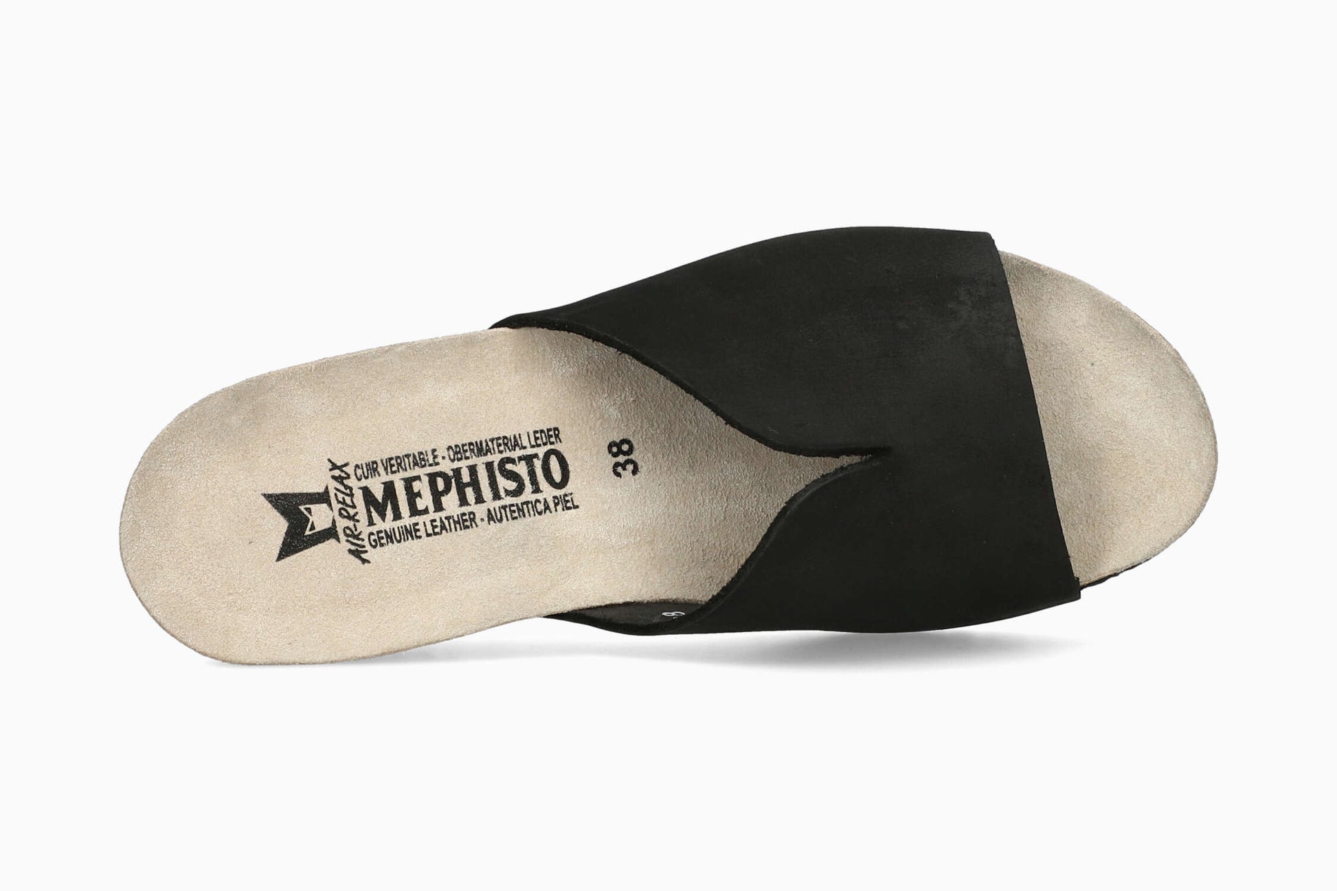 Mephisto Women's Wedge Sandal Lisane Black Top