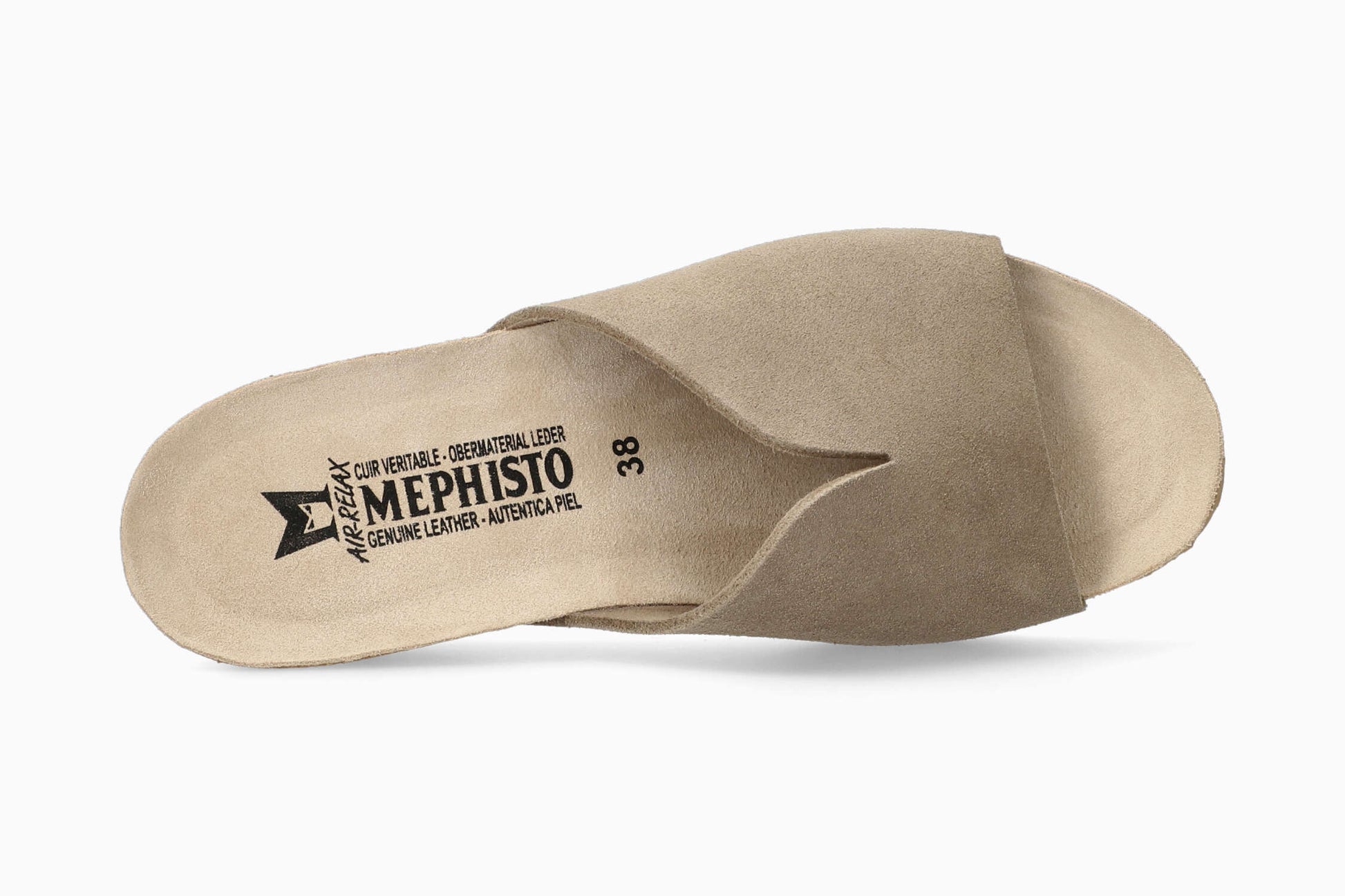 Mephisto Women's Sandal Lisane Warm Grey Top