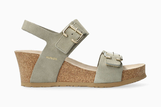 Lissandra Mephisto Women's Wedge Sandals Light Khaki