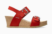 Lissandra Mephisto Women's Wedge Sandals Scarlet