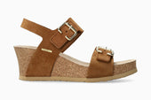 Lissandra Mephisto Women's Wedge Sandals Tobacco