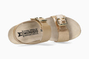 Mephisto Women's Wedge Sandal Lissandra Platinum Havana Top