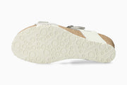 Mephisto Women's Wedge Sandal Lissandra White/Silver Sole