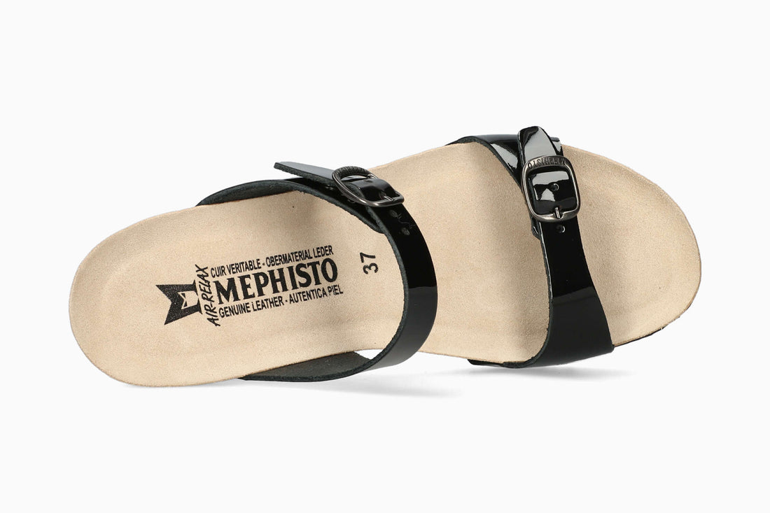 Mephisto Women's Sandal Luisa Black Top