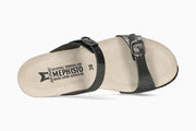 Mephisto Women's Wedge Sandal Luisa Grey Havana Top