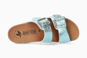 Nature Is Future Women's Sandals Maelia Turquoise Top