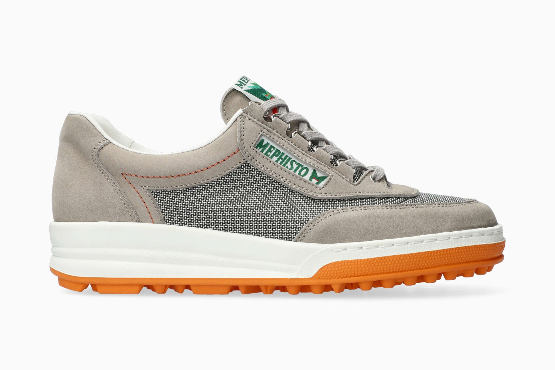 Mephisto Match Air Golf Shoe Men Shoes Grey Leather Smooth