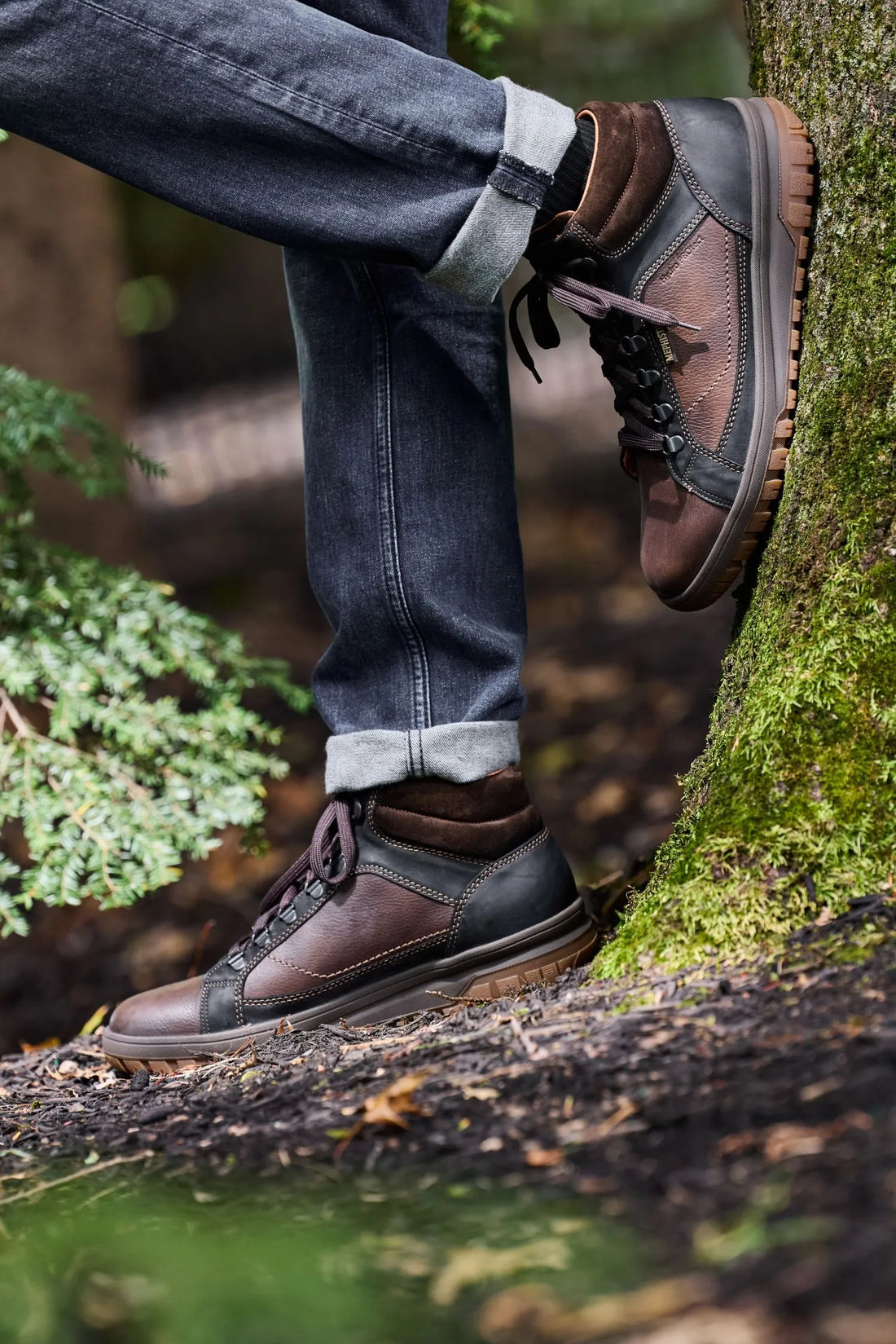 Mephisto Pitt Men's Boot Dark Brown Model
