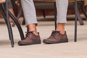 Mephisto Walker Men's Sneaker Dark Brown Lifestyle
