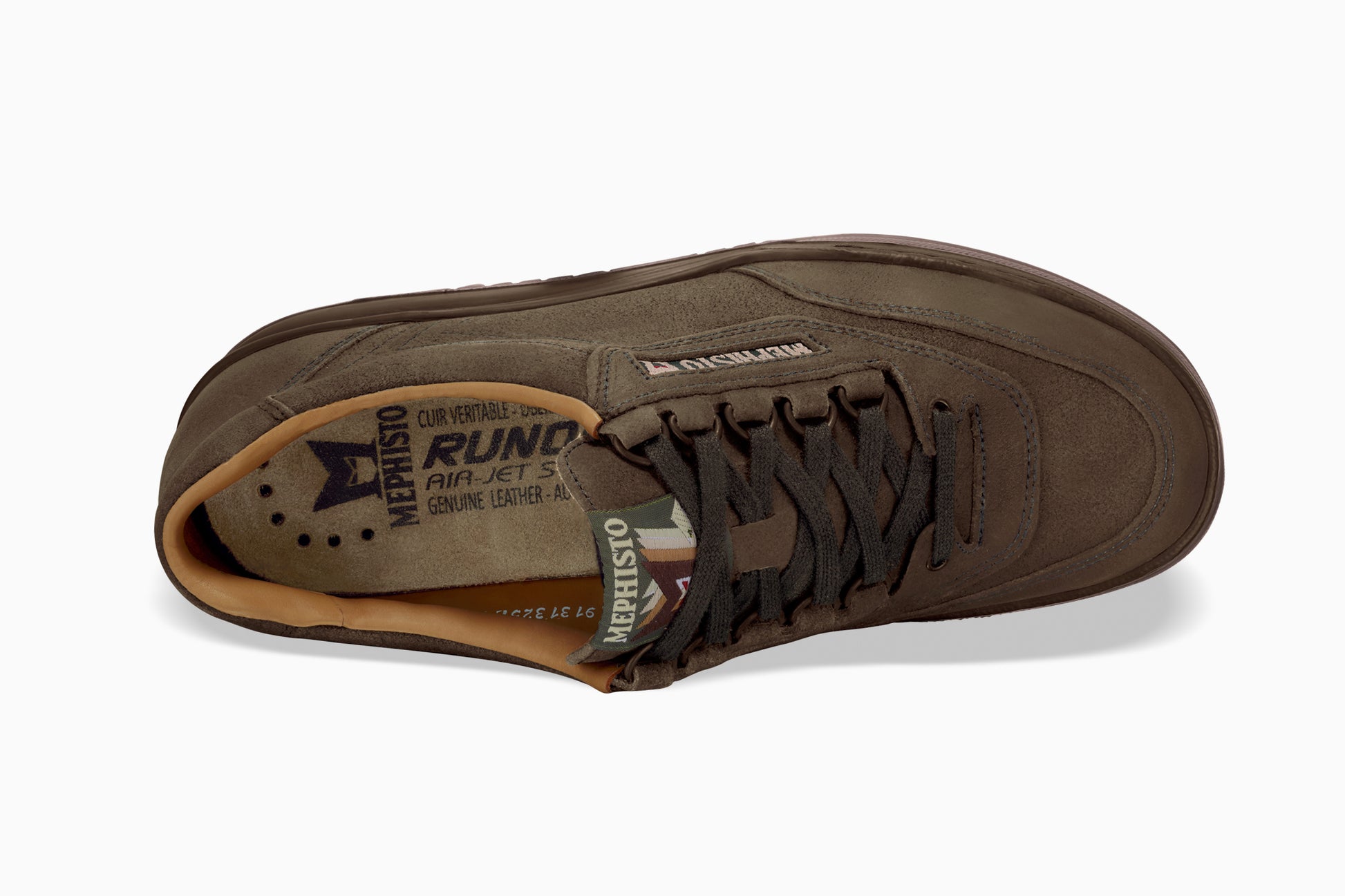 Mephisto Match Men Shoes Brown Leather Smooth Mephisto USA